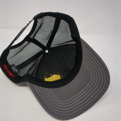 Cheese Boy Snapback Mesh Back Trucker Hat Black One Size 6 Panel Otto