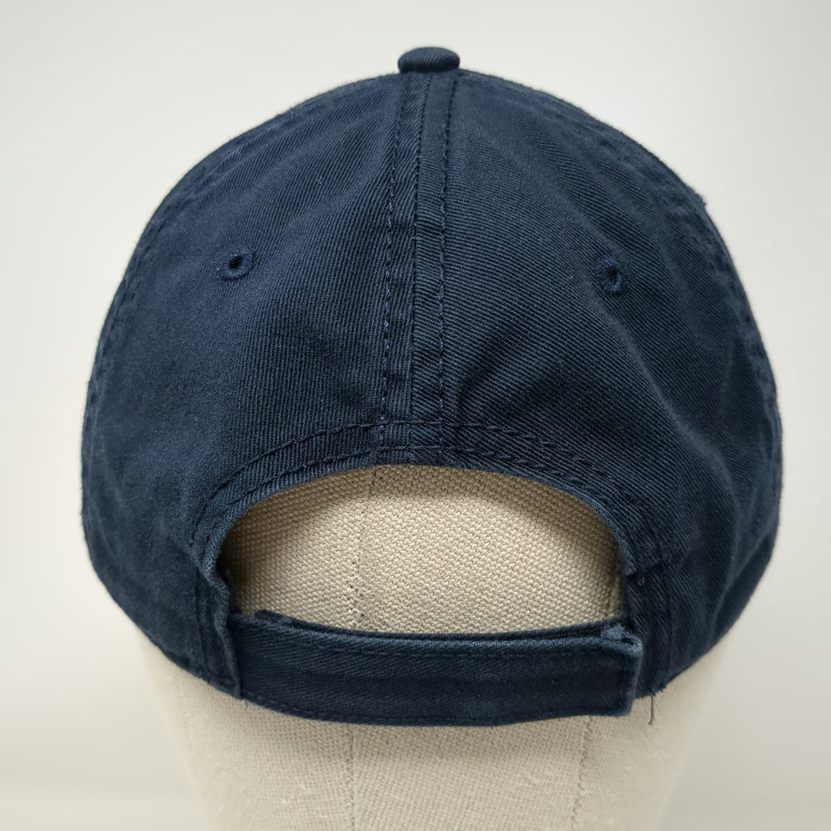 Timberland Baseball Cap Blue One Size Tonal Logo Cotton Strapback Adjustable Hat