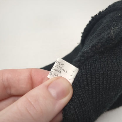 Pioneer Industrial Corp. Knit Beanie Hat Black One Size Embroidered