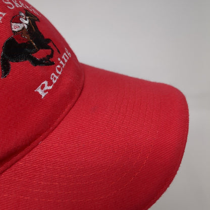Mark Skeen Racing Strapback Hat Red OSFM Adjustable Embroidered Otto