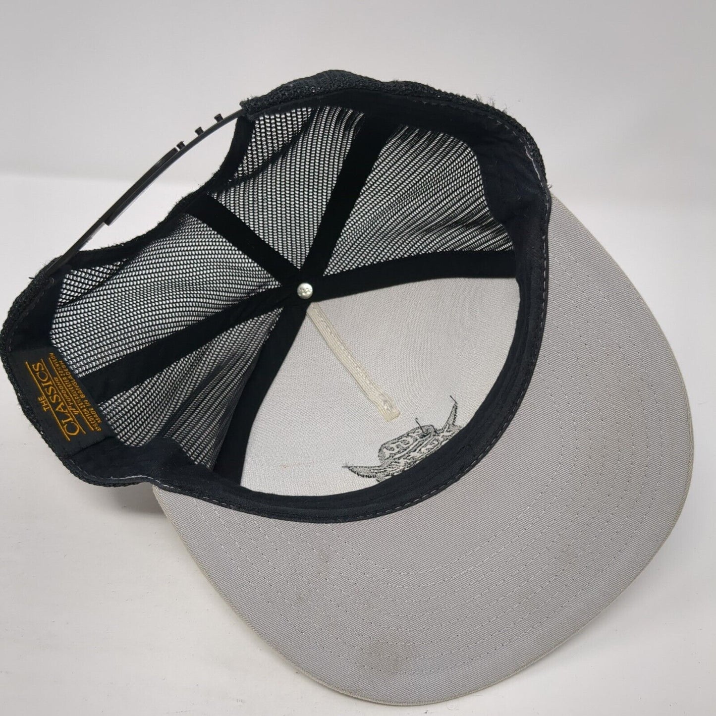 You Ain't No Cowboy Snapback Mesh Back Trucker Hat Gray One Size Yupoong