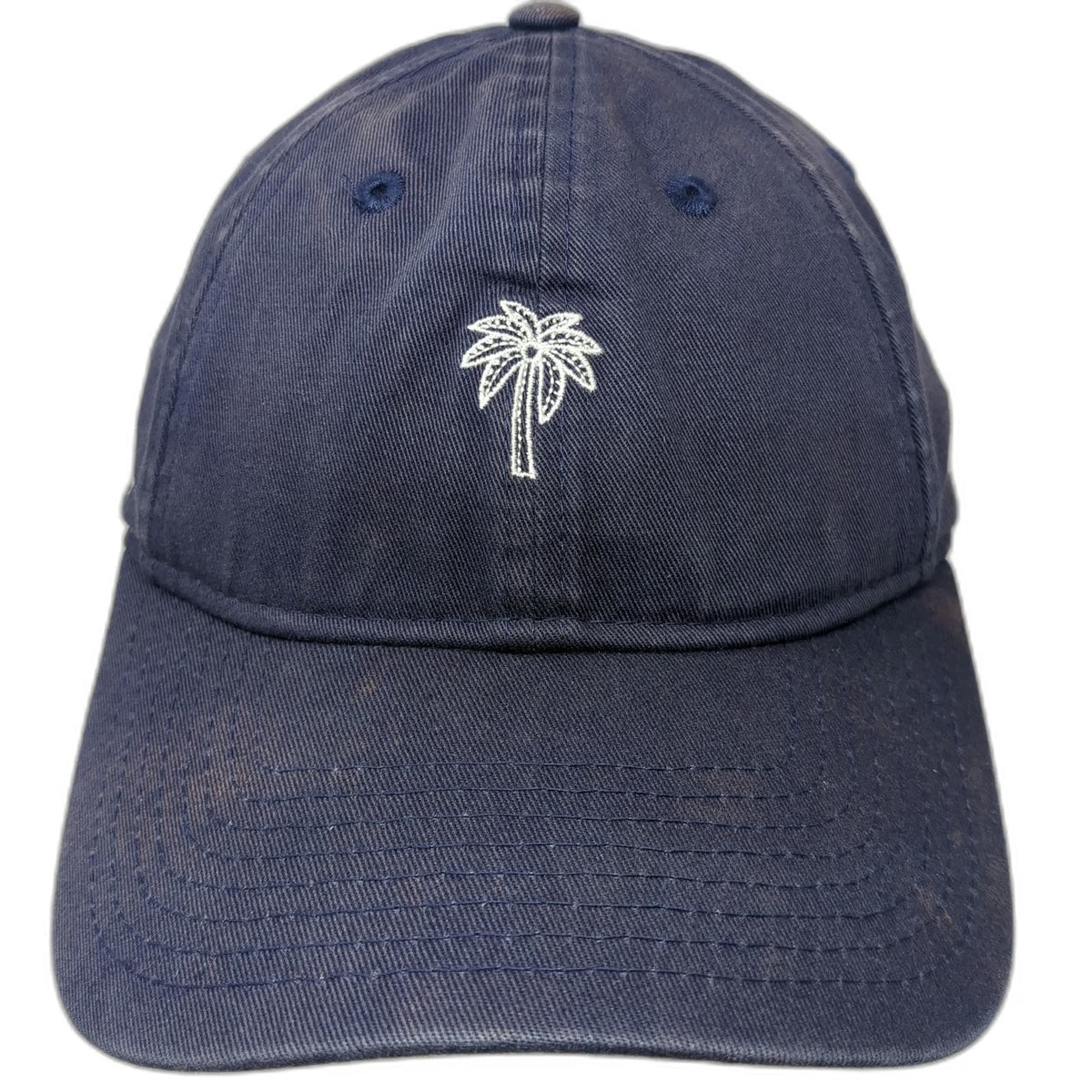 New Era Baseball Cap Blue One Size Palm Tree Havaianas Cotton Slideback Logo Hat