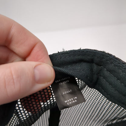 Come And Take It Snapback Trucker Hat Gray OS Adjustable Mesh Back Authographed