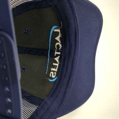 Lactalis Snapback Mesh Back Trucker Hat Blue One Size Port Authority
