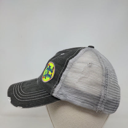 Softball Mom Strapback Mesh Back Trucker Hat Gray OSFA Colorblock HG