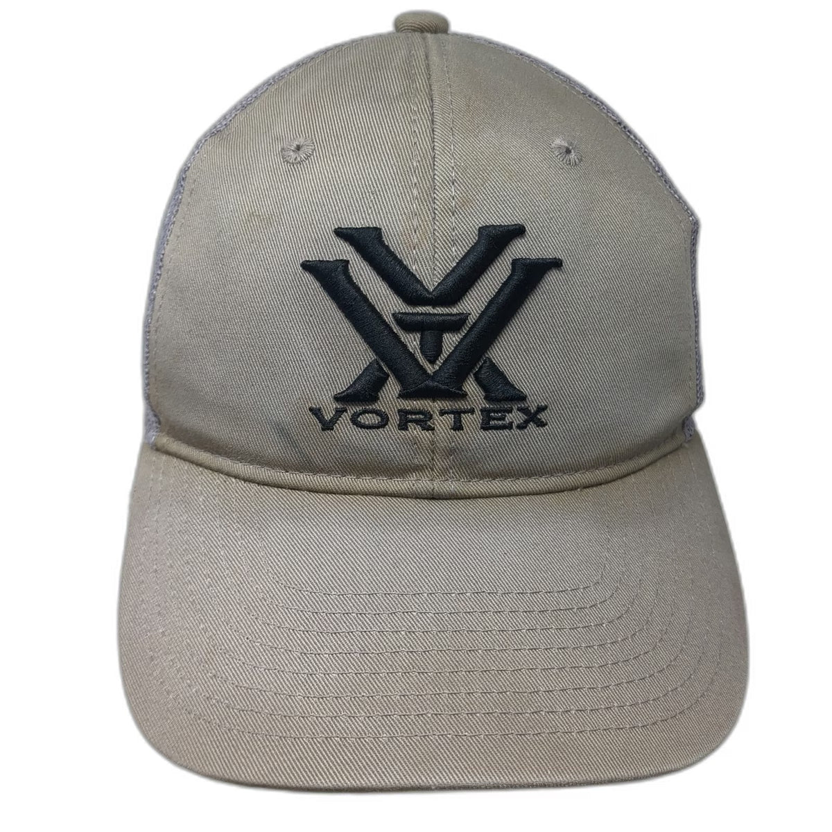 Vortex Trucker Hat Gray One Size Mesh Back Snapback Logo Hunting Shooting Gear