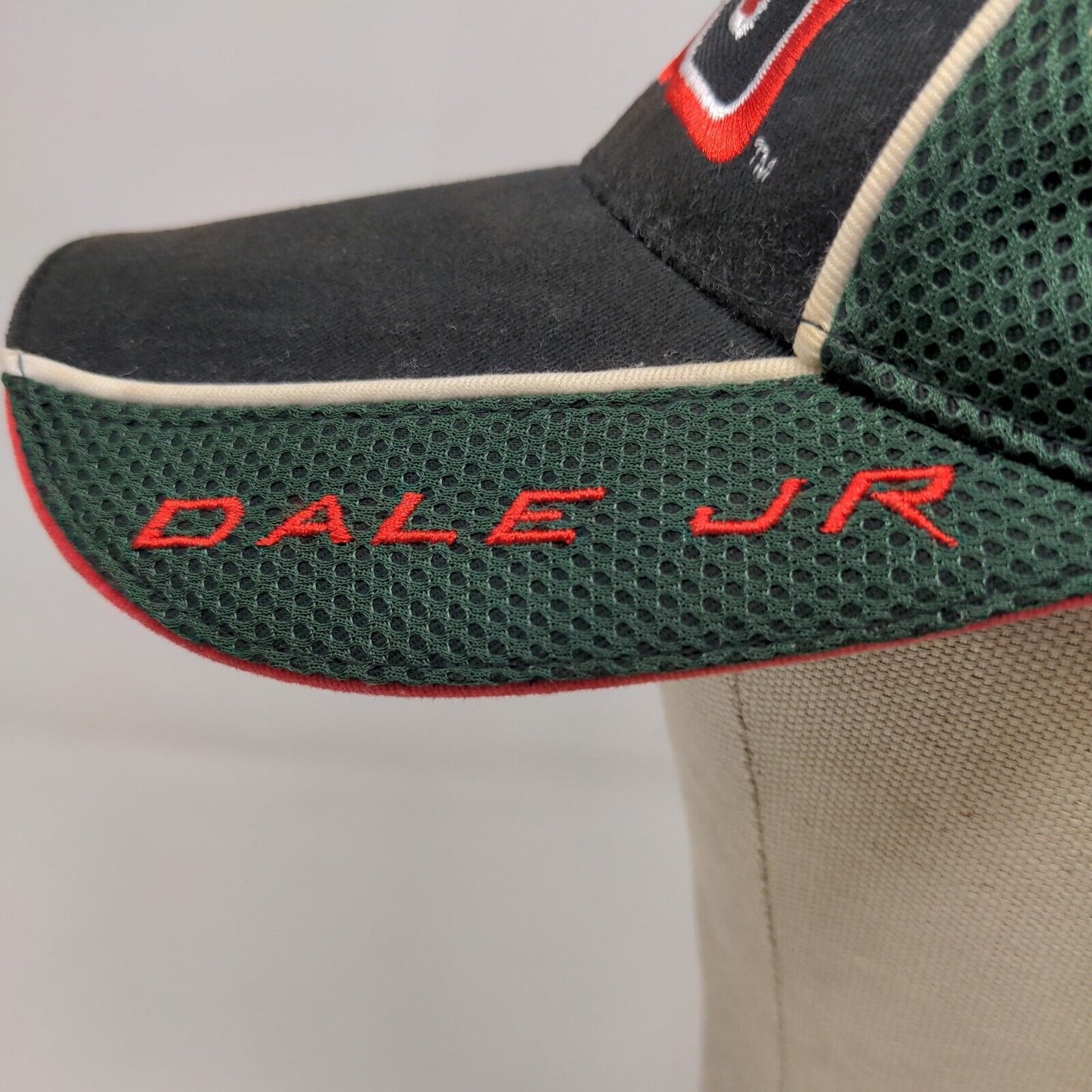 Winner's Circle Men's Strapback Hat Black Green Embroidered Dale JR. #88 Logo