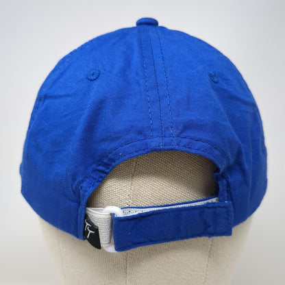 Town Talk Baseball Cap Blue OSFM Embroidered Quail Run Golf Club Logo Hat Cotton