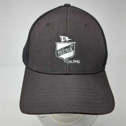 Hillcrest Est. 1940 Fitted Trucker Golf Hat Black L/XL Mesh Back TaylorMade