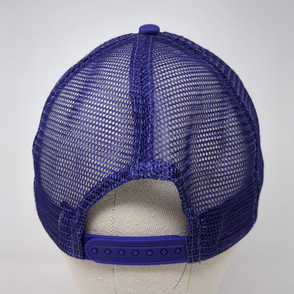 Let's Get Shipfaced Cabo 2023 Snapback Trucker Hat Purple OS Mesh Rope Nissin