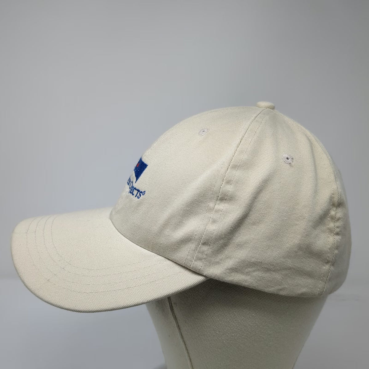 Sportcap Business Objects Beige OSFM Baseball Cap Slideback Hat Corporate Logo