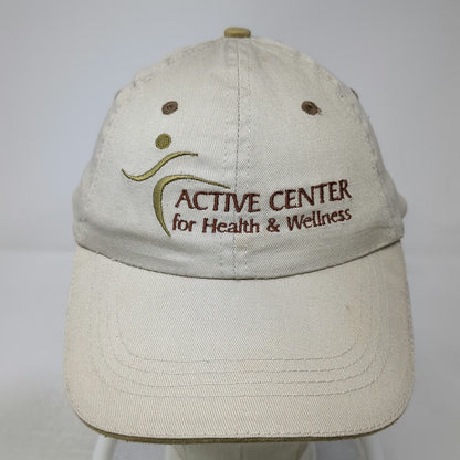 Hit Wear Baseball Cap Beige One Size Strapback Active Center Health Wellness Hat