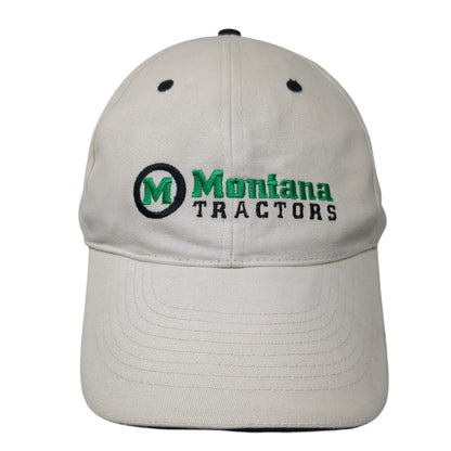 Montana Tractors Leader In Quality Strapback Hat Tan One Size Adjustable 6 Panel