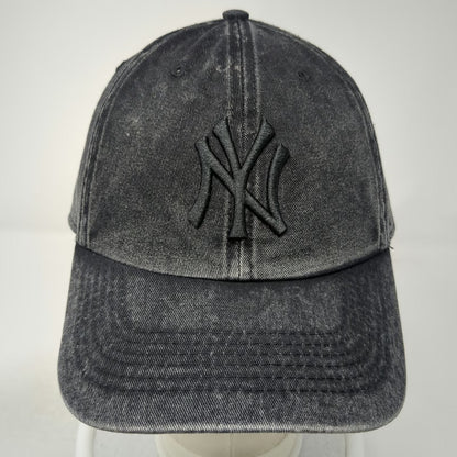 '47 MLB New York Yankees Baseball Cap Black OSFM Washed Cotton Adjustable Hat