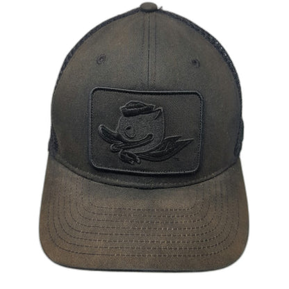 Nike Oregon Ducks NCAA Trucker Hat Black One Size Snapback Mesh Patch Classic 99