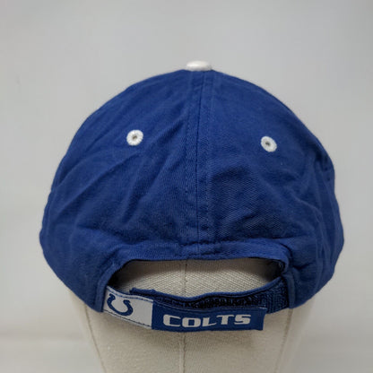 NFL Fan Apparel Mens Strapback Hat Blue OSFA Embroidered Indianapolis Colts Logo