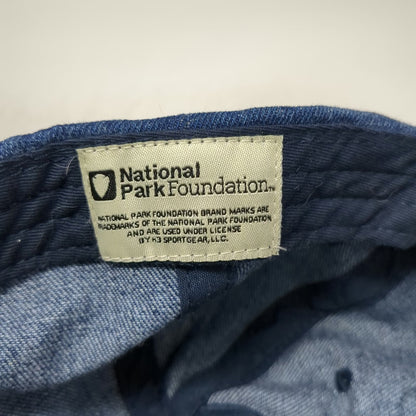 National Park Foundation Yellowstone Blue Baseball Cap One Size Slideback Hat