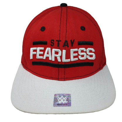WWE Authentic Snapback Red One Size Stay Fearless Bella Twins Hat Flat Brim