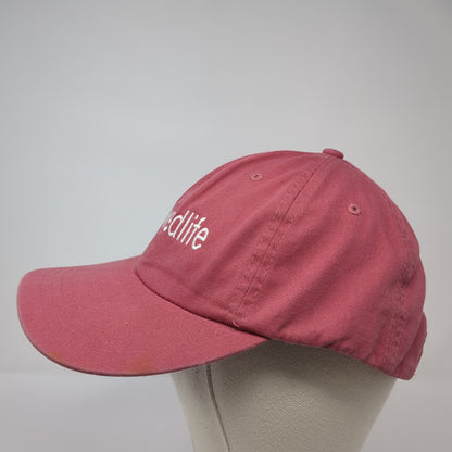 Swedlife Slideback Baseball Cap Red One Size Adjustable Embroidered 6 Panel