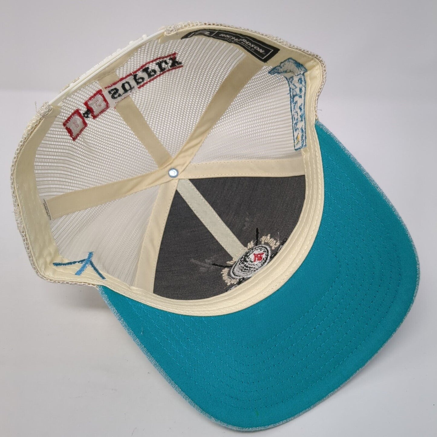 Sandy McLeod Memorial Mesh Back Trucker Hat Blue M/L Spurs & Spikes