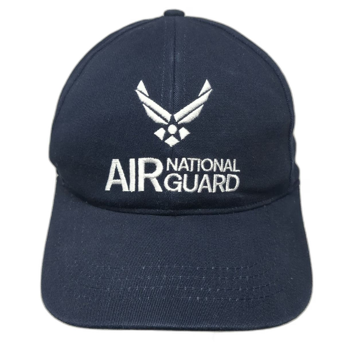 Air National Guard Blue Baseball Cap One Size Fitted Made in USA GoANG Logo Hat