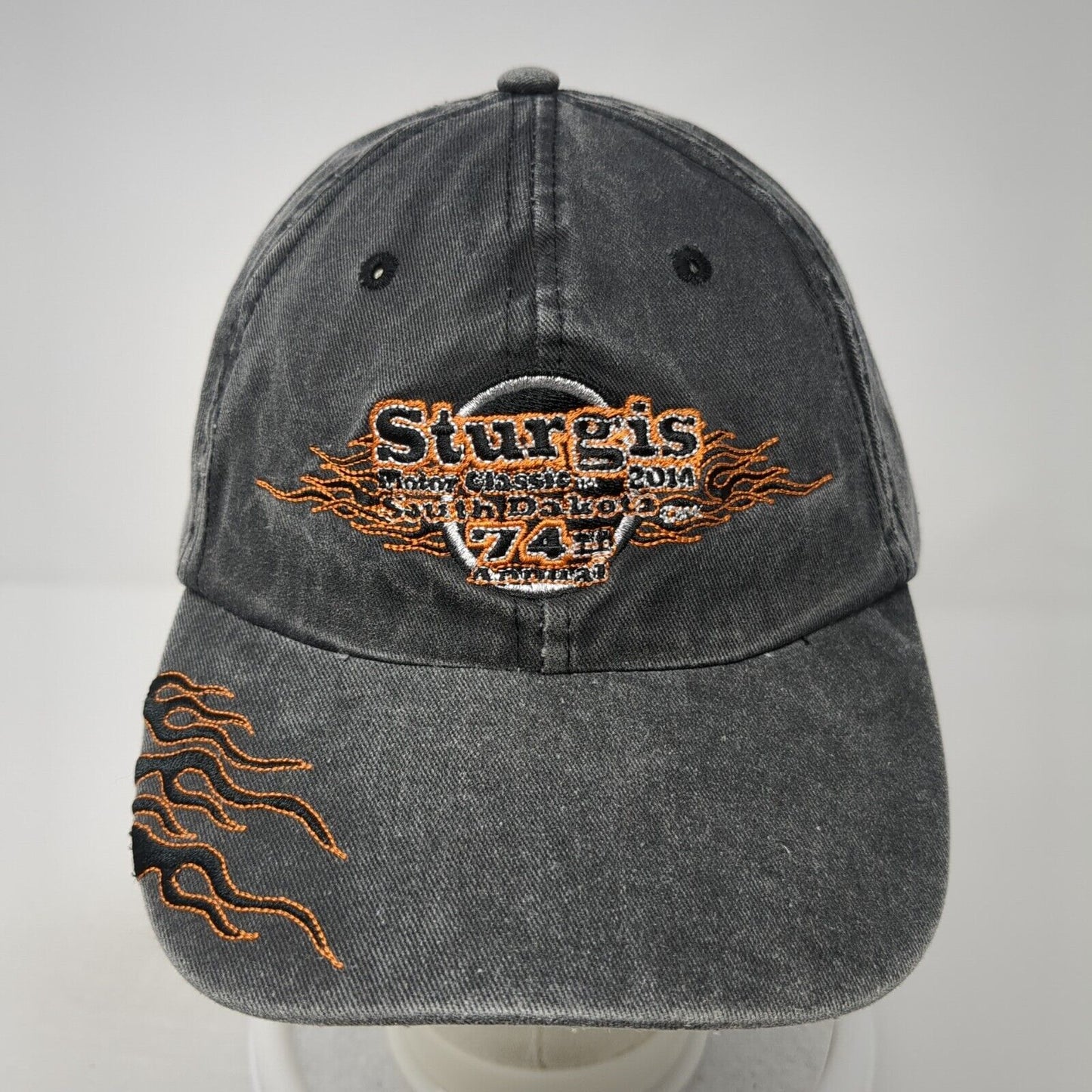 Sturgis Southern Dakota 74th Annual Baseball Cap Gray One Size Adjustable SMC