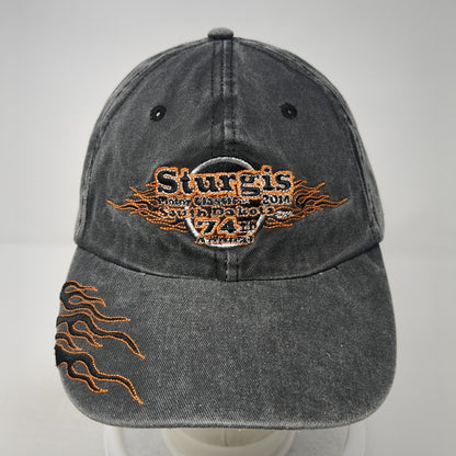 Sturgis Southern Dakota 74th Annual Baseball Cap Gray One Size Adjustable SMC