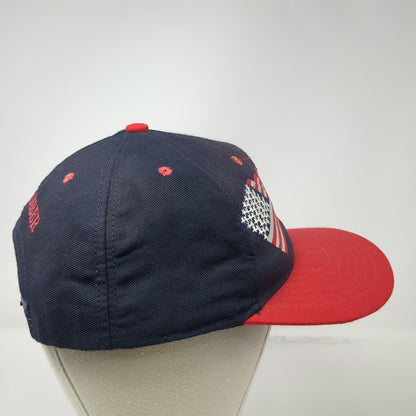Getaway Sportswear Snapback Blue Hat One Size DAV Life Member Made in USA Flag