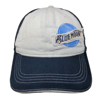 Blue Moon Brewing Co. Strapback Hat Blue OSFA Colorblock Miller Coors
