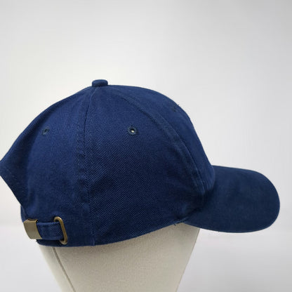 Cotton Deluxe Blue Baseball Cap OSFM Carteret Elks Lodge 2235 BPOE Slideback Hat