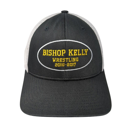 Bishop Kelly Wrestling 2016-2017 Fitted Trucker Hat Black L/XL Mesh Richardson