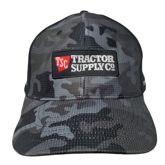 Tractor Supply Co. Strapback Hat Camouflage OSFA Adjustable Embroidered 6 Panel