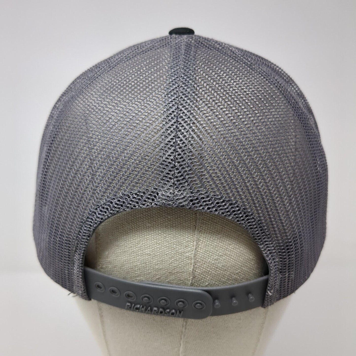 Ada County Farm Bureau Snapback Trucker Hat Black One Size Mesh Back