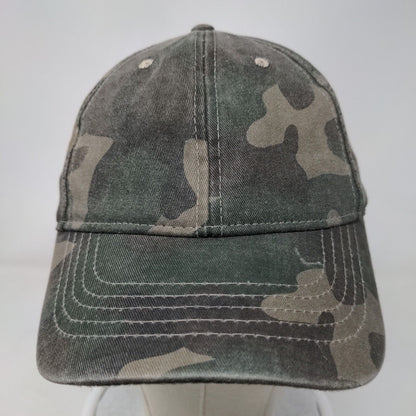 Unbranded Strapback Hat Fatigue Camouflage OSFM Adjustable Vented Holes