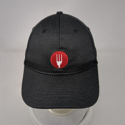 Chef Works Slideback Hat Black OSFA Embroidered Adjustable 6 Panel