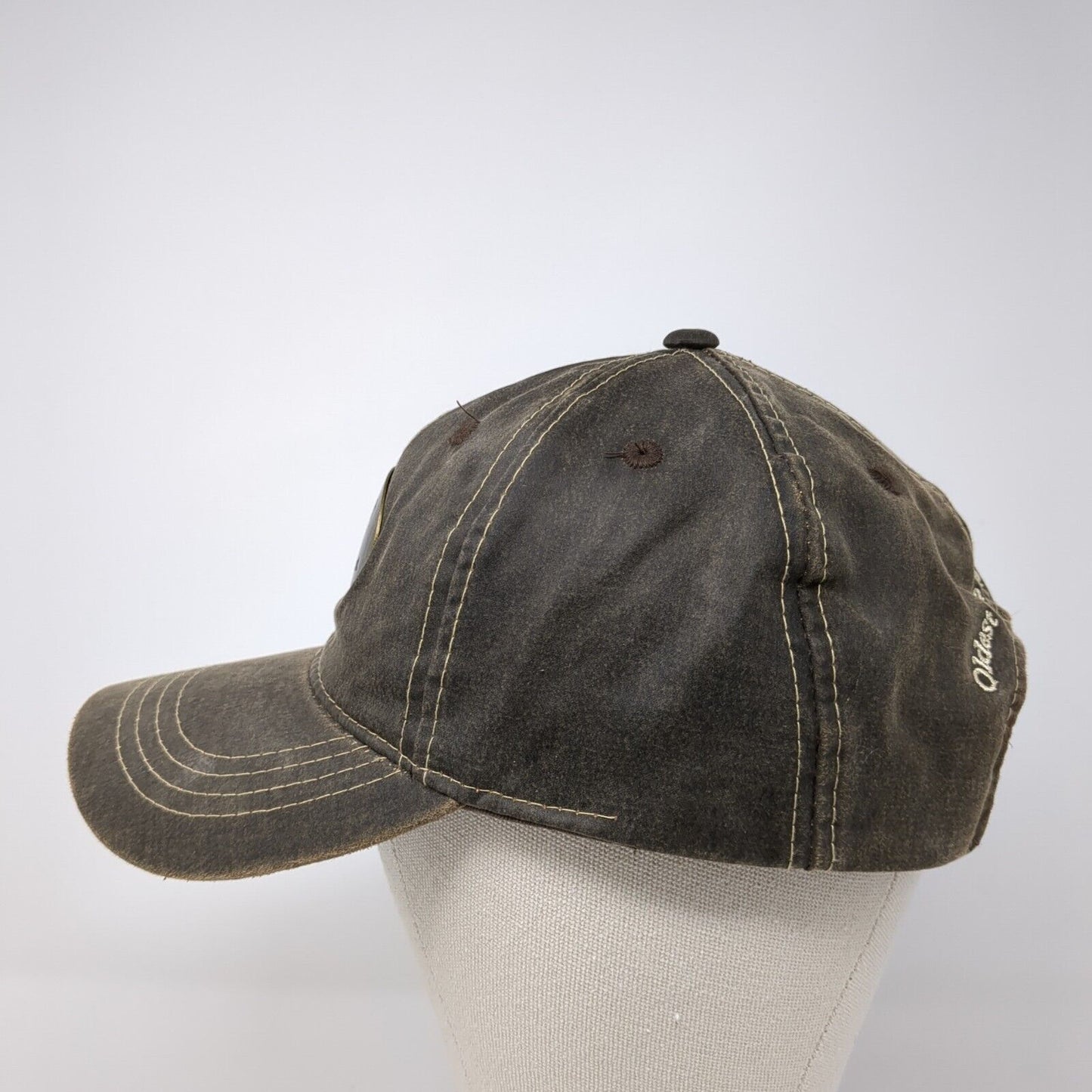 RED'S Trading Post Oldest Gun Shop in Idaho Strapback Hat Brown OS Adjustable
