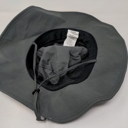 Columbia Fisherman Bucket Hat with String Gray One Size Breathable Mesh Hiking