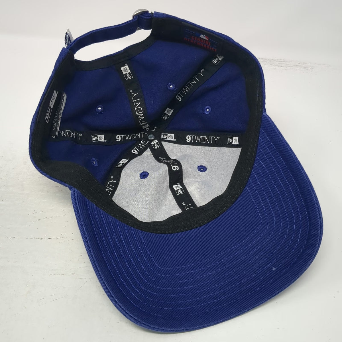 New Era MLB Los Angeles Dodgers Baseball Cap Blue One Size 9TWENTY Slideback Hat