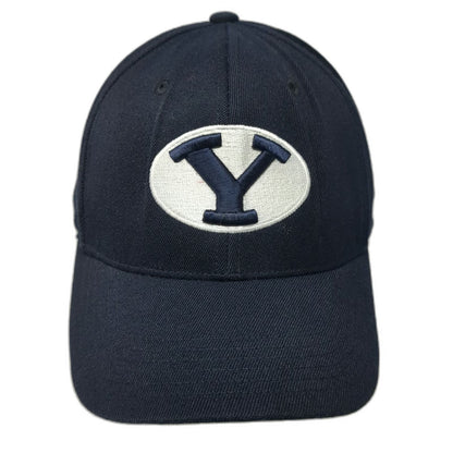 BYU Cougars NCAA Top of the World Cap Blue XL Memory Fit Embroidered Logo Hat
