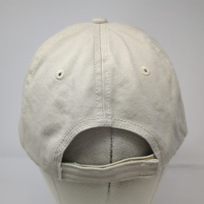 My Town Originals Pigeon River Tennessee Hat Beige Blue One Size Baseball Cap