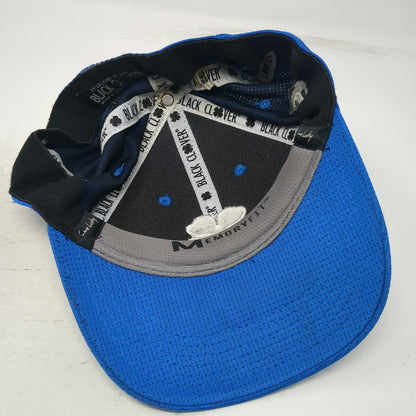 Black Clover Baseball Cap Blue XL Clover Falcon Ridge Live Lucky Mesh Fitted Hat