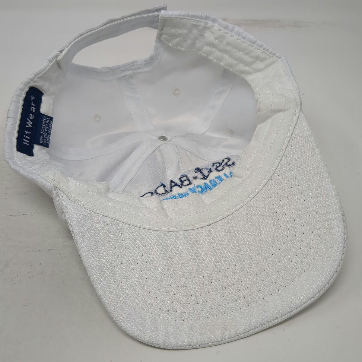 Hit Wear SS Badger Anchor Legacy on the Lake White One Size Baseball Cap Hat