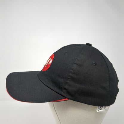 MP Strapback Hat Black One Size Adjustable Embroidered 6 Panel