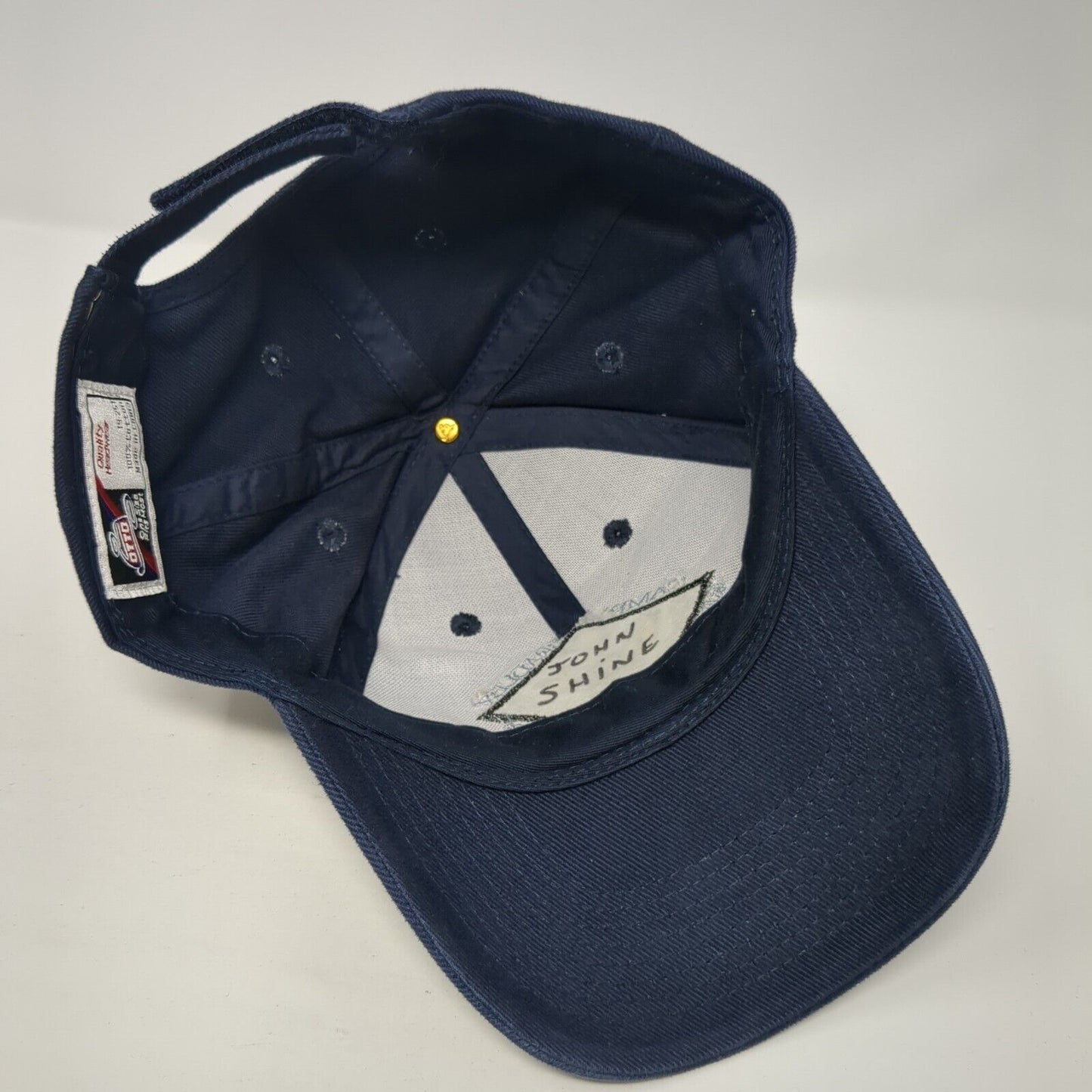 Camp Bradley Resident Camp Strapback Hat Blue OS Adjustable Embroidered Otto