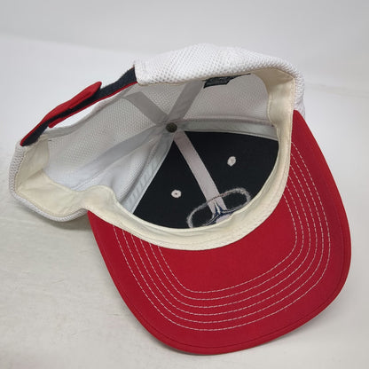 '47 Mercedes Benz Red White Mesh Back Strapback Baseball Cap Hat One Size