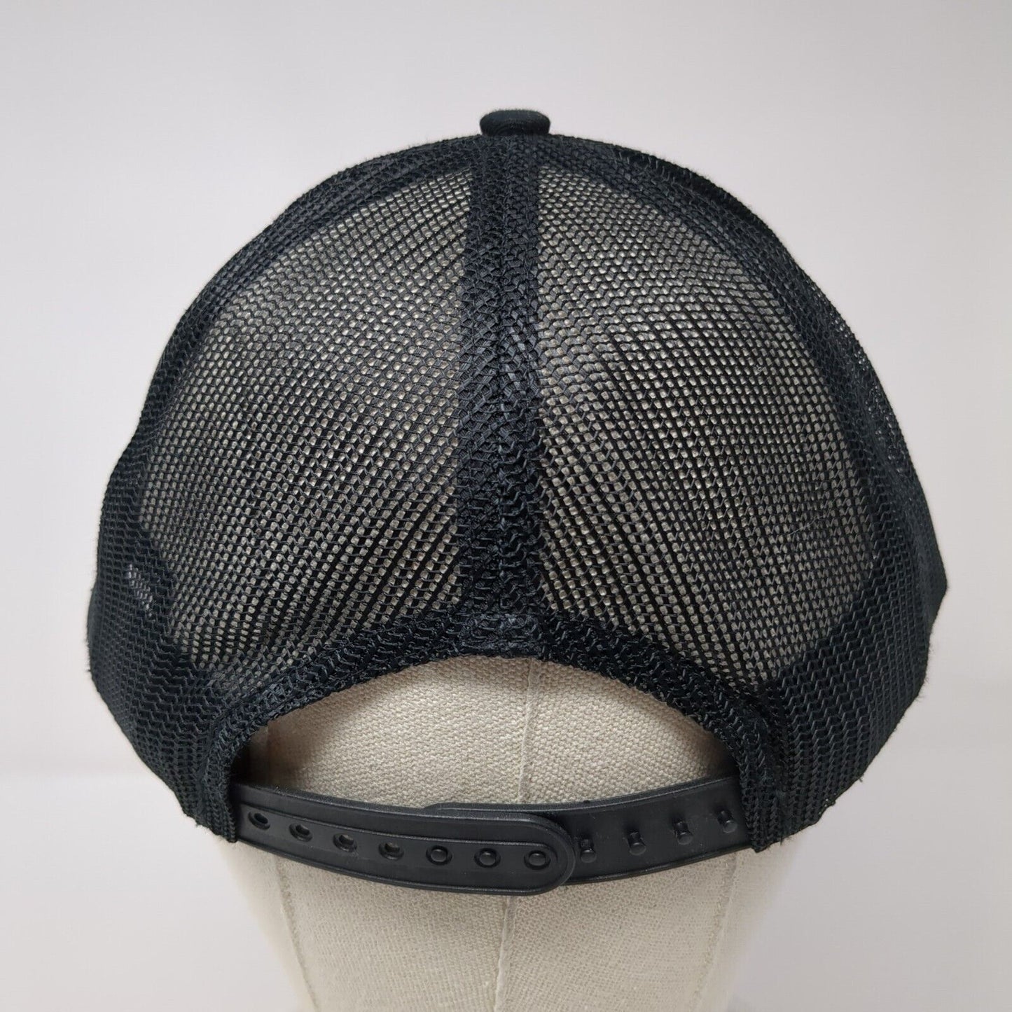 Letter M Snapback Mesh Back Trucker Hat Black OSFA Port Authority