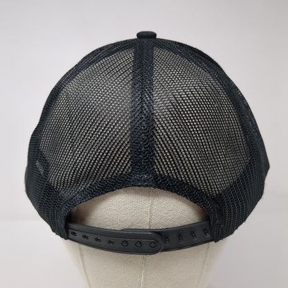 Letter M Snapback Mesh Back Trucker Hat Black OSFA Port Authority