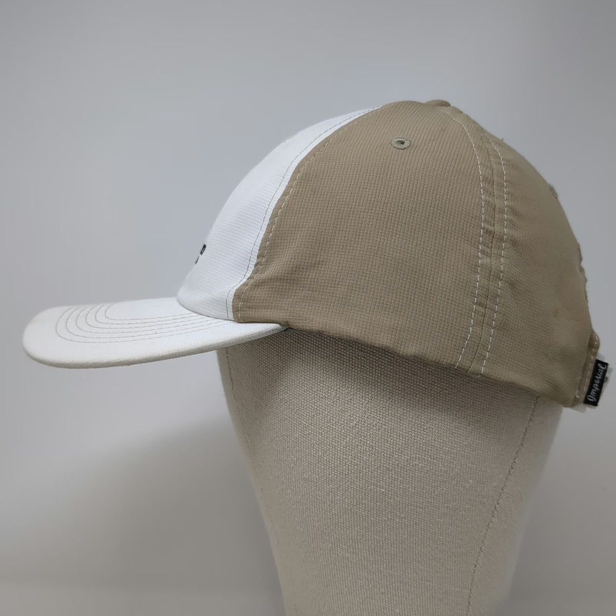 Imperial Baseball Cap White Beige One Size Circling Raven Golf Club Idaho Hat