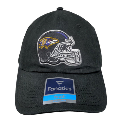 Baltimore Ravens Slideback Hat Black Boys Youth NFL Pro Line Fanatics Logo