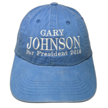 Port Authority Baseball Cap Blue One Size Gary Johnson For President 2016 Hat